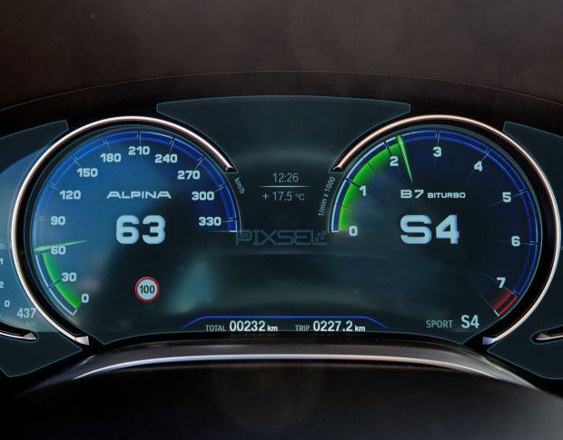 Захисне скло Pixsel на панель приладів BMW 7 - 14.6“ 2015 - 2018 (G11, G12) (гібридне мат)