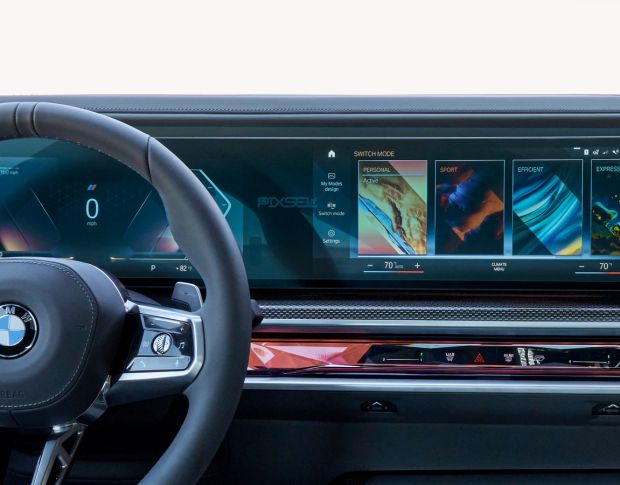 Захисне скло Pixsel на панель приладів BMW 7 - 30.1“ 2022 - (G70, G71) (гібридне глянець)