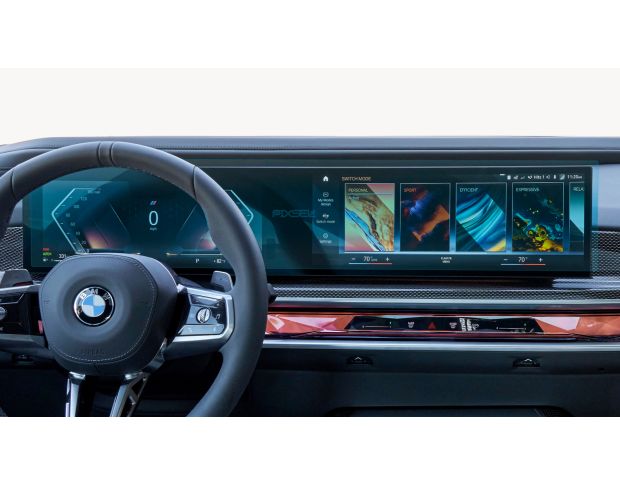 Захисне скло Pixsel на панель приладів BMW 7 - 30.1“ 2022 - (G70, G71) (гібридне глянець)