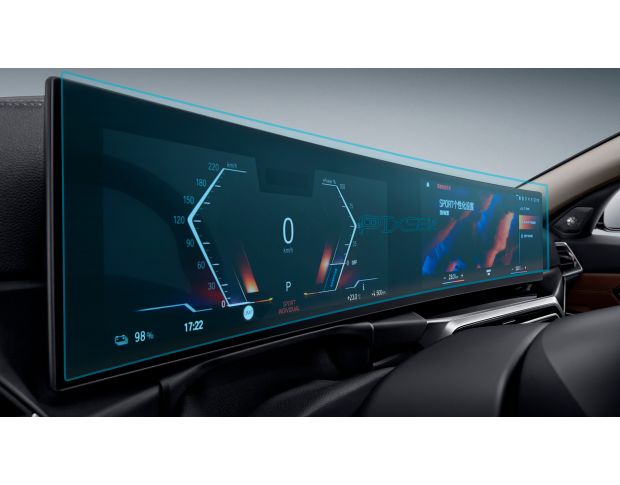 Захисне скло Pixsel на панель приладів BMW I3 - 30.1“ 2022 - (G28) (гібридне глянець)