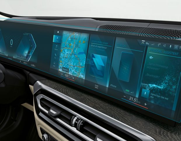 Захисне скло Pixsel на панель приладів BMW I4 - 30.1“ 2021 - (G26) (гібридне глянець)