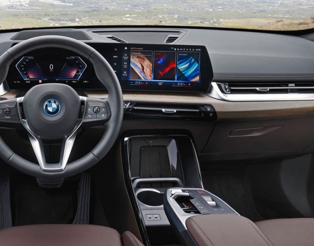 Защитное стекло Pixsel на приборную панель BMW iX1 - 26.2“ 2022 - (U11) (гибридное мат)