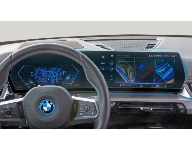 Защитное стекло Pixsel на приборную панель BMW iX1 - 26.2“ 2022 - (U11) (гибридное мат)