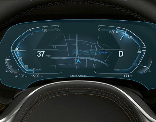 Захисне скло Pixsel на панель приладів BMW X5 - 14.2“ 2019 - 2022 (G05) (гібридне глянець)