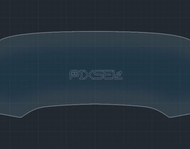 Захисне скло Pixsel на панель приладів BMW X6 - 14.2“ 2019 - 2022 (G06) (гібридне мат)