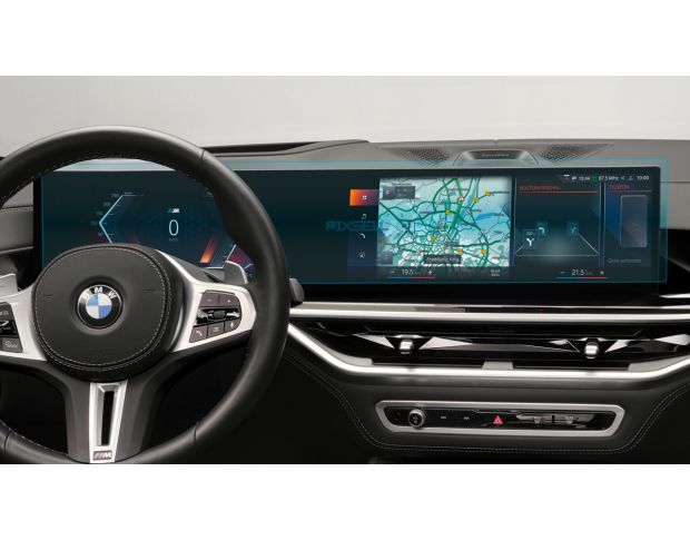 Захисне скло Pixsel на панель приладів BMW X6 - 30.1“ 2023 - (G06) (гібридне мат)