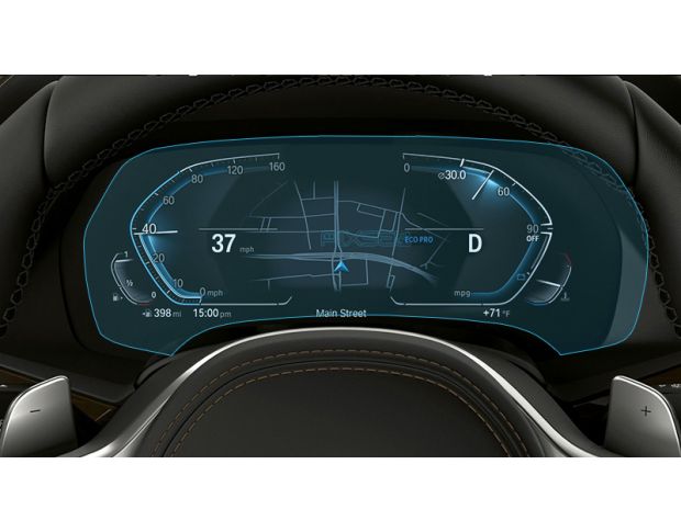 Захисне скло Pixsel на панель приладів BMW X7 - 14.2“ 2019 - 2022 (G07) (гібридне глянець)