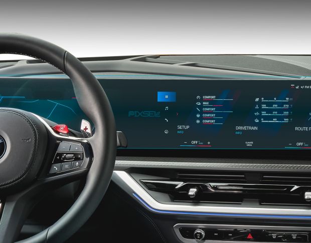 Захисне скло Pixsel на панель приладів BMW XM - 30.1“ 2023 - (G09) (гібридне глянець)