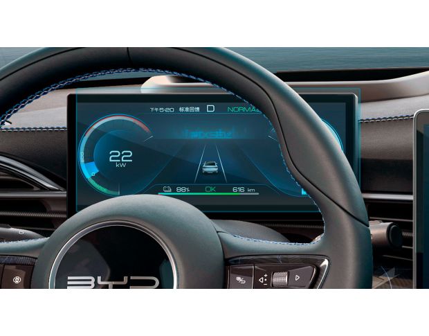 Захисне скло Pixsel на панель приладів BYD SEAL - 11“ 2022 - (гібридне мат)