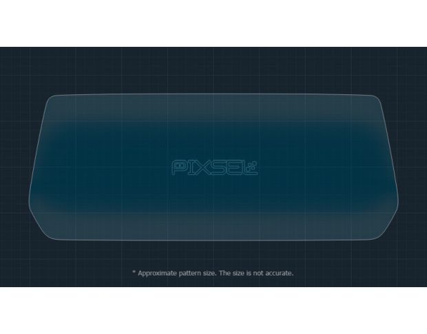 Защитное стекло Pixsel на приборную панель BYD SONG L - 11.5“ 2023 - (гибридное глянец)