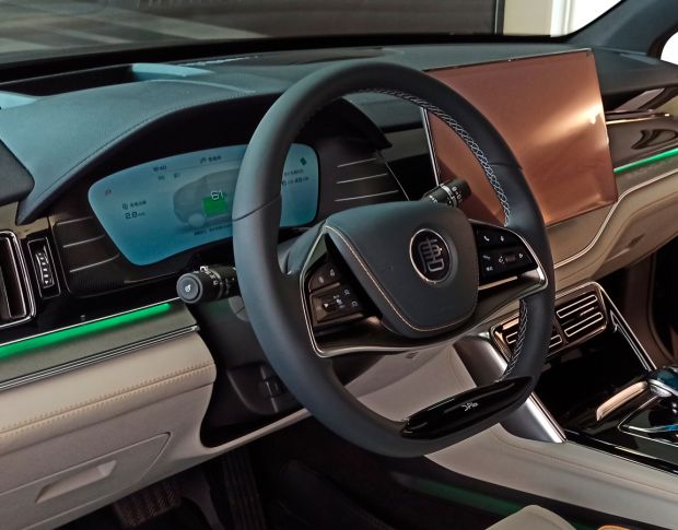 Захисне скло Pixsel на панель приладів BYD Tang EV - 12“ 2022 - (гібридне мат)