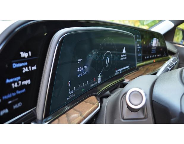 Захисне скло Pixsel на панель приладів CADILLAC ESCALADE - 18.1“ 2020 - (гібридне глянець)
