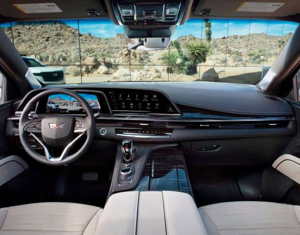 Захисне скло Pixsel на панель приладів CADILLAC ESCALADE - 18.1“ 2020 - (гібридне глянець)