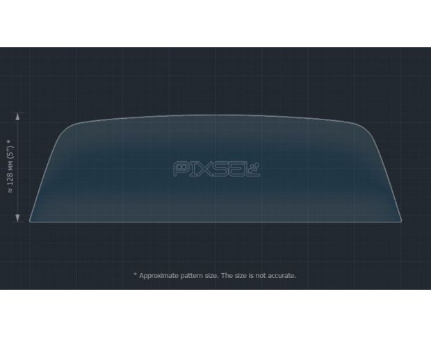 Защитное стекло Pixsel на приборную панель CADILLAC ESCALADE - 18.1“ 2020 - (гибридное мат)