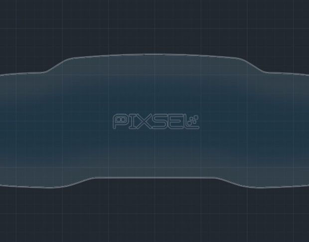 Защитное стекло Pixsel на приборную панель CITROEN C5 Aircross - 12“ 2022 - (гибридное мат)