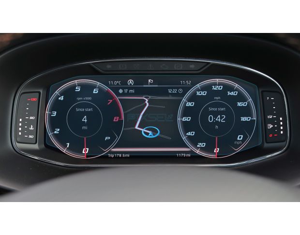 Захисне скло Pixsel на панель приладів CUPRA ATECA - 9.9“ 2020 - (гібридне глянець)