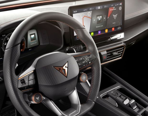 Защитное стекло Pixsel на приборную панель CUPRA FORMENTOR - 9.9“ 2020 - 2024 (гибридное мат)