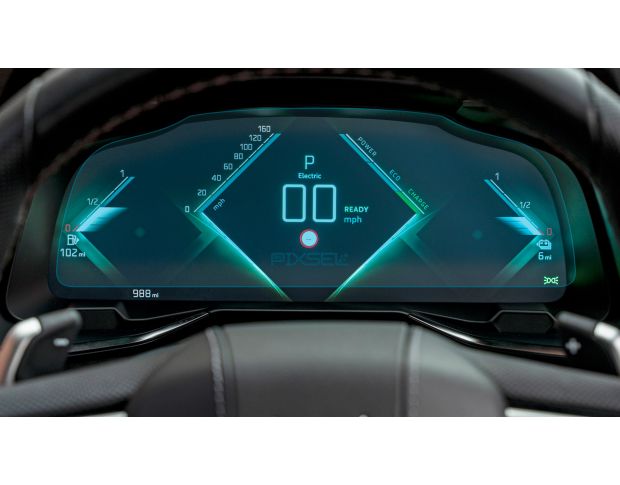 Захисне скло Pixsel на панель приладів DS 9 - 12“ 2020 - (гібридне мат)