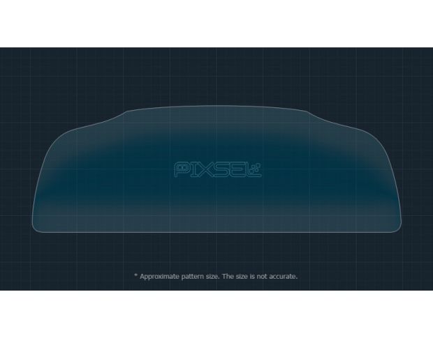 Захисне скло Pixsel на панель приладів DS 9 - 12“ 2020 - (гібридне мат)