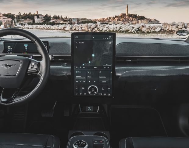 Захисне скло Pixsel на панель приладів FORD MUSTANG MACH-E - 10.8“ 2021 - (гібридне мат)