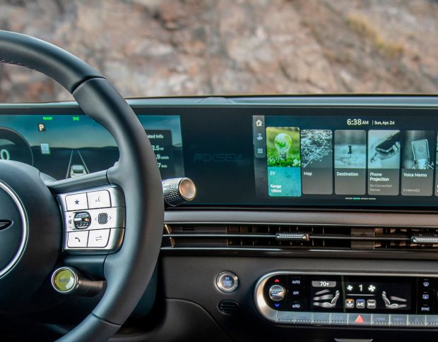 Захисне скло Pixsel на панель приладів GENESIS GV60 - 28.4“ 2022 - (гібридне мат)