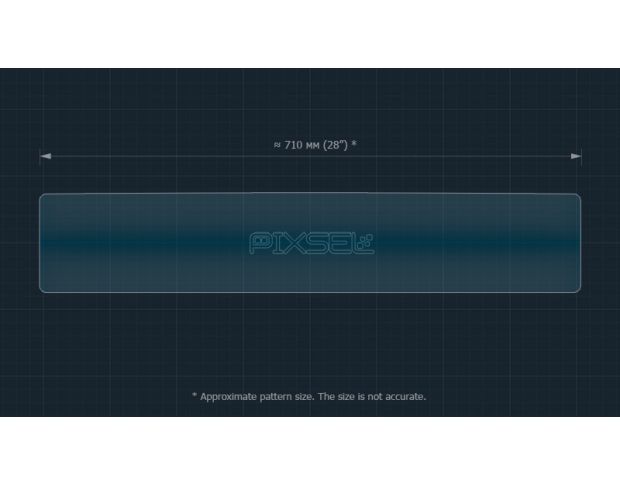 Захисне скло Pixsel на панель приладів GENESIS GV60 - 28.4“ 2022 - (гібридне мат)
