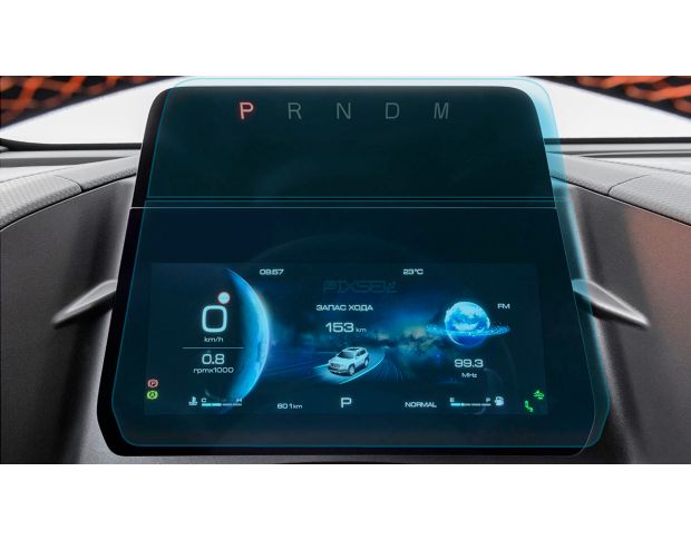 Защитное стекло Pixsel на приборную панель HAVAL Dargo - 14.9“ 2021 - (гибридное глянец)