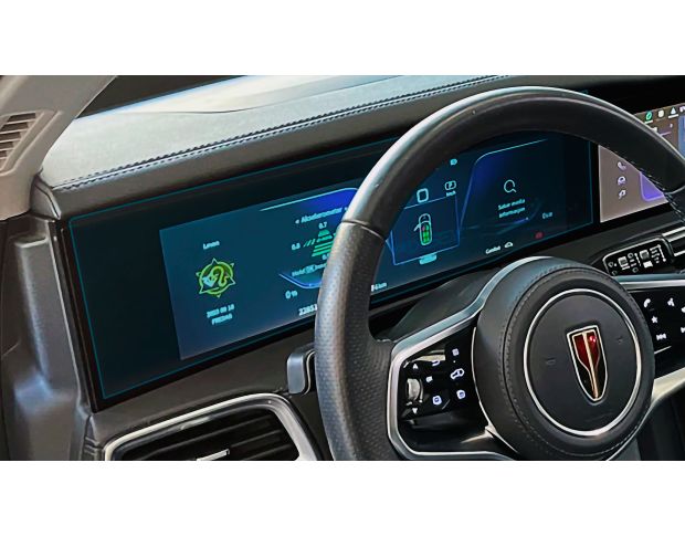 Защитное стекло Pixsel на приборную панель HONGQI E-HS9 - 19.7“ 2020 - (гибридное глянец)