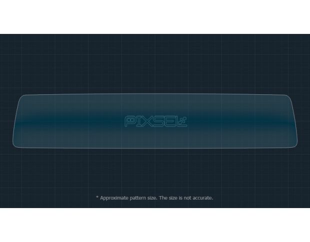Захисне скло Pixsel на панель приладів HYUNDAI IONIQ 6 - 28“ 2022 - (гібридне глянець)