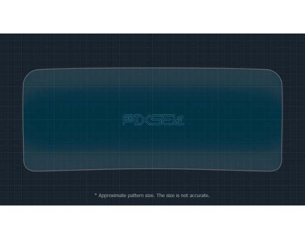 Захисне скло Pixsel на панель приладів HYUNDAI KONA - 10.7“ 2021 - 2023 (гібридне мат)