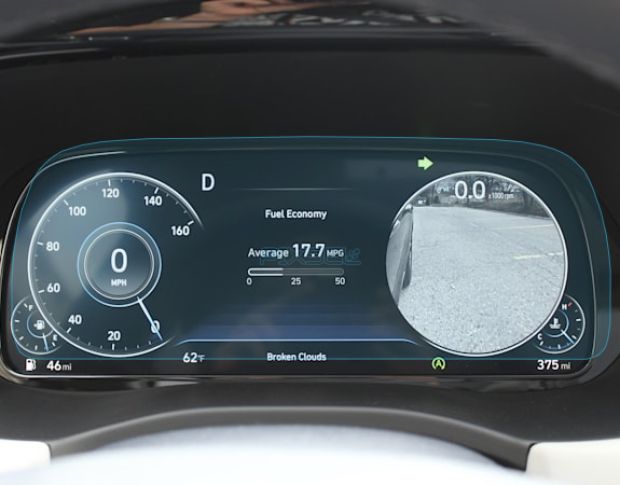 Захисне скло Pixsel на панель приладів HYUNDAI PALISADE - 12.1“ 2018 - 2022 (гібридне мат)