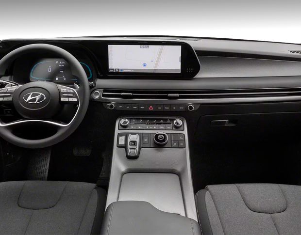 Захисне скло Pixsel на панель приладів HYUNDAI PALISADE - 12.2“ 2023 - (гібридне глянець)