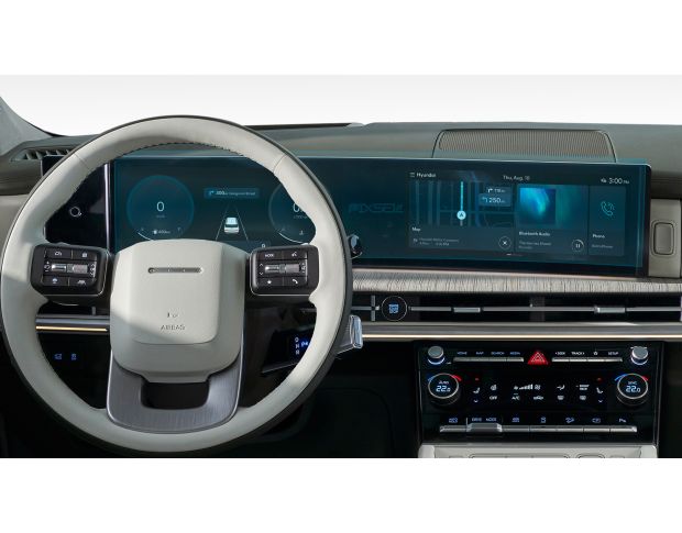 Захисне скло Pixsel на панель приладів HYUNDAI SANTA FE - 27.4“ 2024 - (гібридне глянець)
