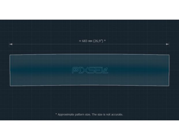 Захисне скло Pixsel на панель приладів HYUNDAI SONATA - 27.4“ 2023 - (гібридне глянець)