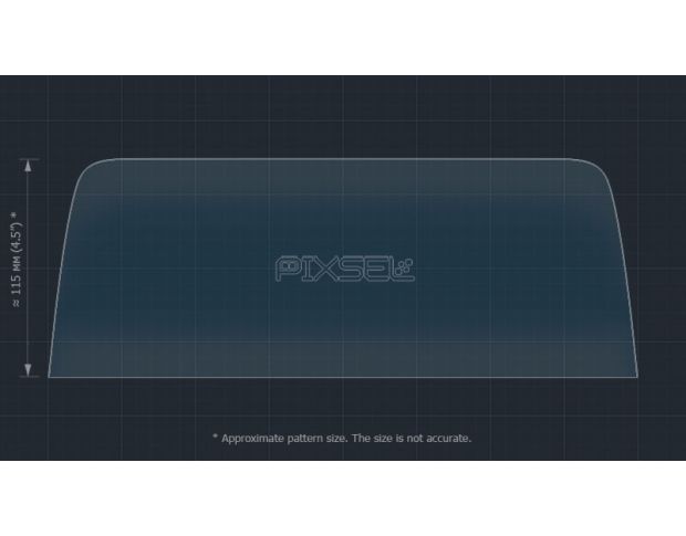 Захисне скло Pixsel на панель приладів HYUNDAI STARIA - 13“ 2021 - (гібридне мат)