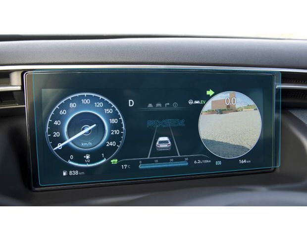 Захисне скло Pixsel на панель приладів HYUNDAI TUCSON - 11.5“ 2020 - (гібридне глянець)