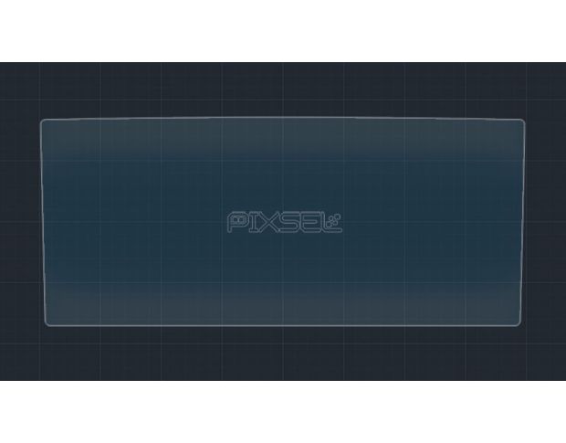 Захисне скло Pixsel на панель приладів HYUNDAI TUCSON - 11.5“ 2020 - (гібридне мат)