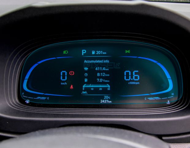 Защитное стекло Pixsel на приборную панель HYUNDAI VENUE - 11“ 2023 - (гибридное мат)