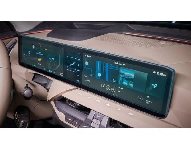Захисне скло Pixsel на панель приладів KIA EV5 - 28.3“ 2024 - (гібридне глянець)