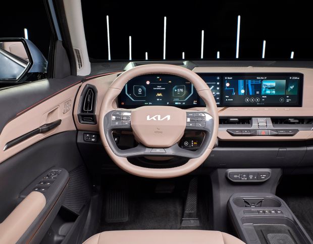 Захисне скло Pixsel на панель приладів KIA EV5 - 28.3“ 2024 - (гібридне глянець)