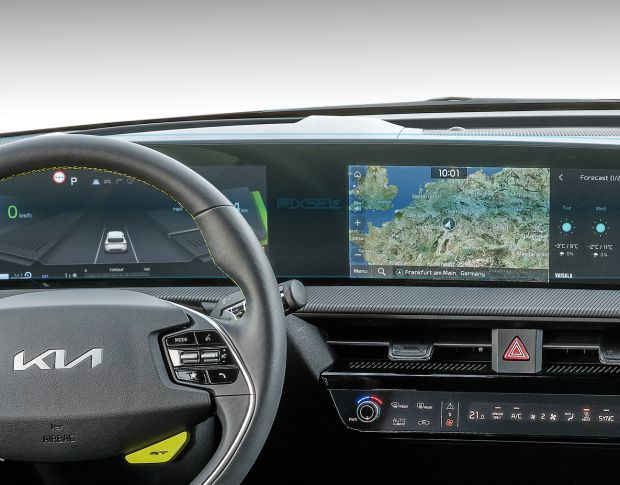 Захисне скло Pixsel на панель приладів KIA EV6 - 31.1“ 2022 - (гібридне мат)