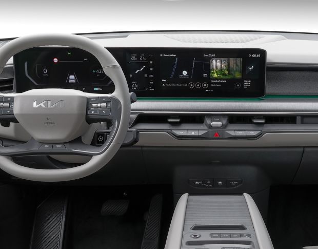 Захисне скло Pixsel на панель приладів KIA EV9 - 28.3“ 2023 - (гібридне глянець)