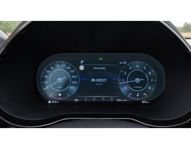 Захисне скло Pixsel на панель приладів KIA PROCEED - 12.7“ 2019 - (гібридне мат)