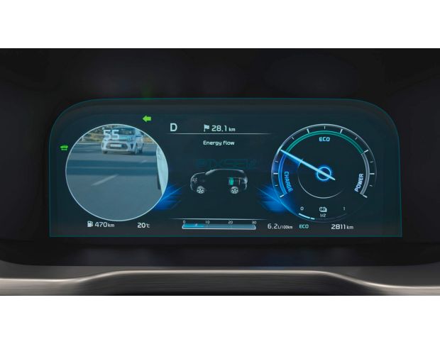 Захисне скло Pixsel на панель приладів KIA SORENTO 13.4“ 2020 - 2023 (гібридне глянець)