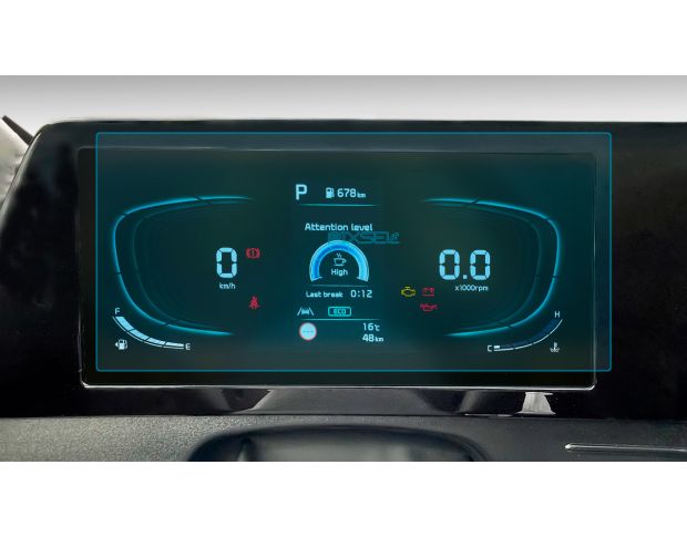 Захисне скло Pixsel на панель приладів KIA SPORTAGE - 12.2“ 2022 - 2024 (гібридне глянець)