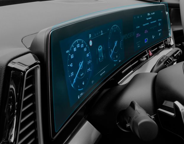 Захисне скло Pixsel на панель приладів KIA SPORTAGE - 31.4“ 2022 - 2024 (гібридне мат)