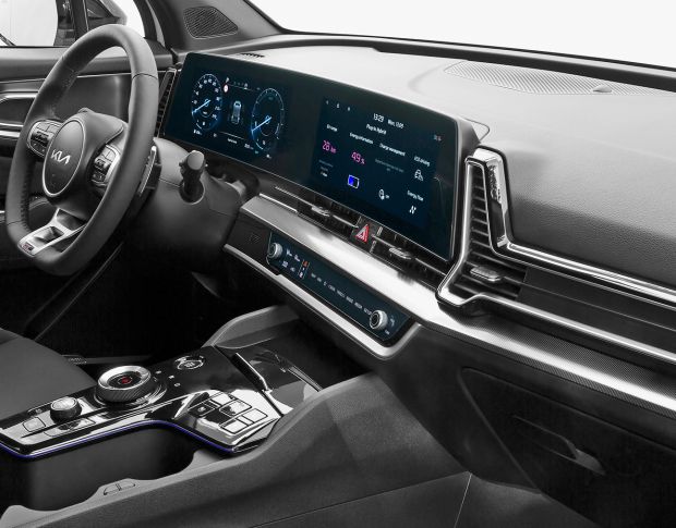 Захисне скло Pixsel на панель приладів KIA SPORTAGE - 31.4“ 2022 - 2024 (гібридне мат)