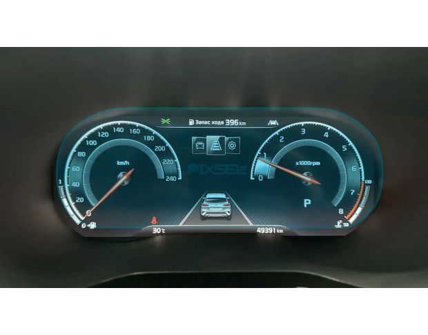 Захисне скло Pixsel на панель приладів KIA XCEED - 12.7“ 2019 - (гібридне глянець)