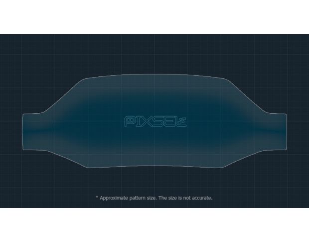 Захисне скло Pixsel на панель приладів LAMBORGHINI HURACAN - 12“ 2022 - (гібридне глянець)