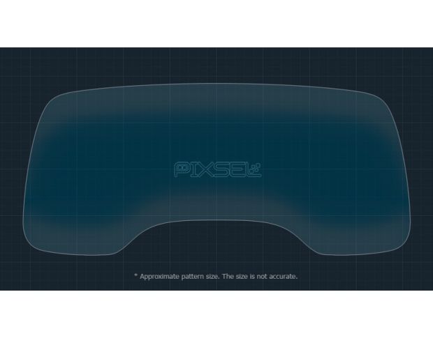 Захисне скло Pixsel на панель приладів MASERATI GRECALE - 15.1“ 2023 - (гібридне глянець)